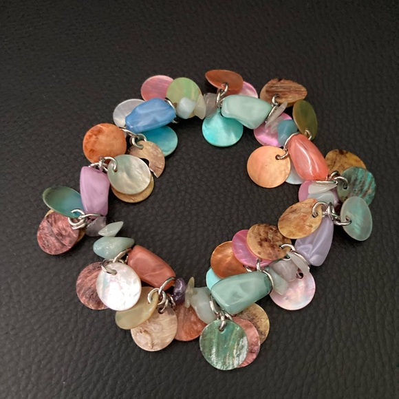 Lia Sophia Jewelry - Lia Sophia Retired Shell Bracelet - “Fruity Pebbles”